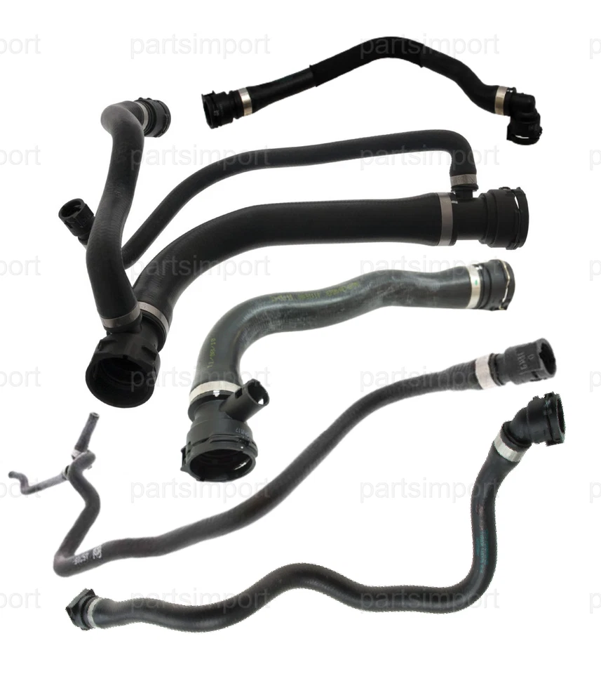 Juego de 5 mangueras de radiador/agua FEBI/REIN para BMW 745i 745Li Foto 1 de 1