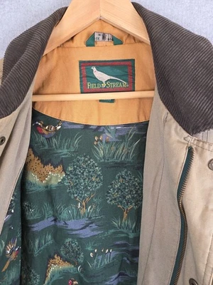 Field & Stream Vintage Chore Coat Barn Jacket Mens M Lined Hunting Outdoor Tan - Image 1 of 4