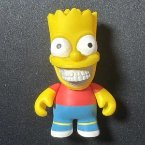 Kidrobot x Ron English - Bart Simpson Grin 3” Mini Vinyl Figure NO BOX - Picture 1 of 4