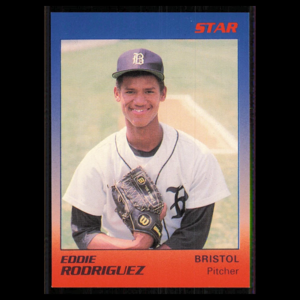 Eddie Rodriguez #23 1989 Star Minor League Bristol Tigers Baseball Card MLB NM - Image 1 of 3