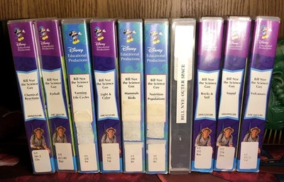 ‘Bill Nye The Science Guy’ Ten Educational VHS Tapes! Foto 1 de 4