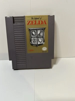 Nintendo NES The Legend of Zelda Grey Cartridge Untested - Image 1 of 3