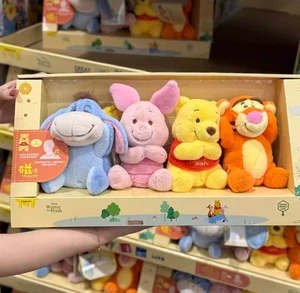 Disney winnie the pooh eeyore piglet tigger shoulder pal Magnetic plush Toy 4pcs - Picture 1 of 3