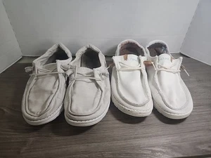 SET BESTEHEND AUS 2 Hey Dude Wendy Star Damen-Slipper Freizeitschuhe 9 Wendy Eco Sox - Bild 1 von 13