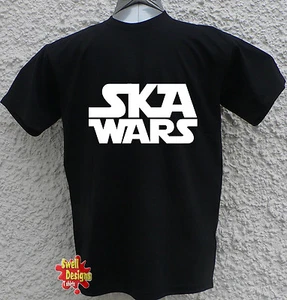 SKA WARS parodia mods dos tonos retro camiseta todas las tallas - Imagen 1 de 1