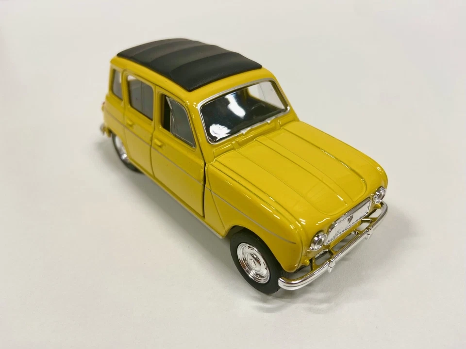 Welly Renault R4 ,,gelb,, Klassiker Oldtimer Top Modellauto Pullback ,,NEU‘‘ - Bild 1 von 4