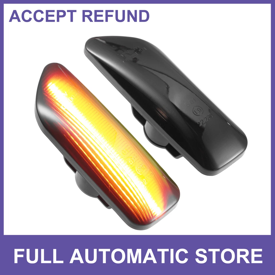 Luz indicadora lateral LED 30722641 luzes de seta lâmpadas marcadoras laterais para Volvo S60 - Imagem 1 de 4