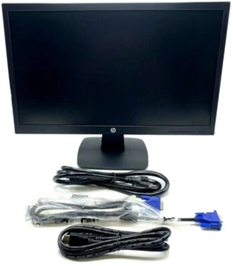 HP P22v G4 21.5" FHD LED (1920x1080) Anti-Glare Monitor - TESTED w/ CABLES!! - Picture 1 of 8