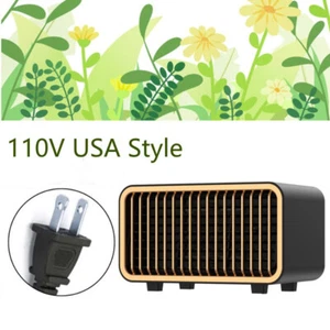 Quick Warm Electric Portable Home Office USA Heater PTC Fan Table Top on Floor - Picture 1 of 9