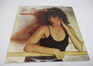 Pat Benatar Treat Me Right / Never Wanna Leave You 1981 Chrysalis 45 RPM Record - Picture 1 of 6