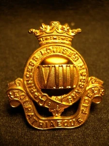 8th PRINCESS LOUISE'S HUSSARS POST WW II CAP BADGE 1950 C60 VIII CANADA UNISSUED - Picture 1 of 5