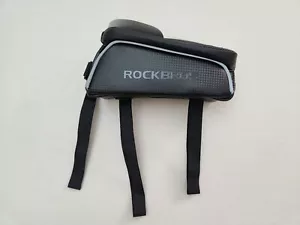 ROCKBROS Bolsa Marco Frontal Teléfono Bicicleta/Bicicleta, Nueva con Etiquetas, Negra. Envío gratuito. - Imagen 1 de 24