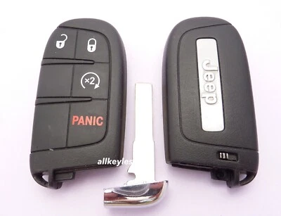 OEM 2017-2025 JEEP COMPASS Proxy smart keyless entry remote key fob M3N-40821302 - Image 1 of 4