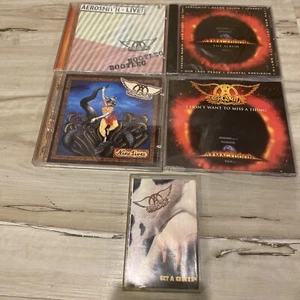 Aerosmith LOT Get A Grip Cassette Live Bootleg Nine Lives I Don’t Want To Miss - Picture 1 of 8