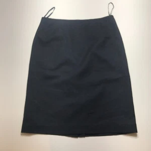 Preston & York Skirt Womens 8 Dark Blue Combo Woven 23" Pencil Essentials Career - Picture 1 of 15