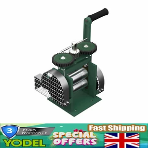 Manual Jewelry Press Rolling Mill Machine Wire Flat Metal Sheet Roller Tool New - Afbeelding 1 van 20