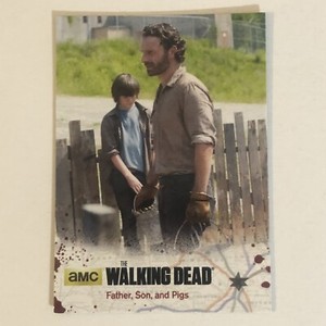 Walking Dead Trading Card #02 16 Andrew Lincoln Chandler Riggs