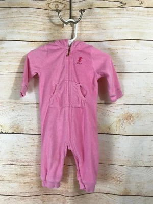 Толстовка с капюшоном Juicy Couture Baby Girl цельный комбинезон 3-6 месяцев б/у в отличном состоянии с длинным рукавом - Изображение 1 из 3