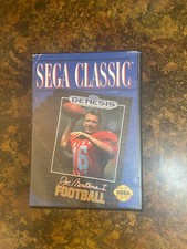 Sega Classics Joe Montana Football I Sega Genesis Complete Rare Blue Variant