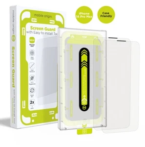 2 uds vidrio protector real para iPhone 16 Pro Max vidrio templado lámina blindada ayuda de colocación - Imagen 1 de 7