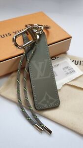 Limited Edition Louis Vuitton Men Women Key Charm Titanium Monogram M63280