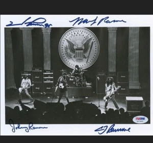Reprint of Autographed Photo Of RAMONES In Concert - Picture 1 of 1