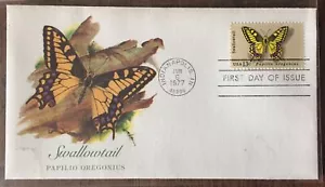 BUTTERFLIES Indianapolis SWALLOWTAIL Indiana FLEETWOOD PAPILIO cover 6-6-1977 - Picture 1 of 2