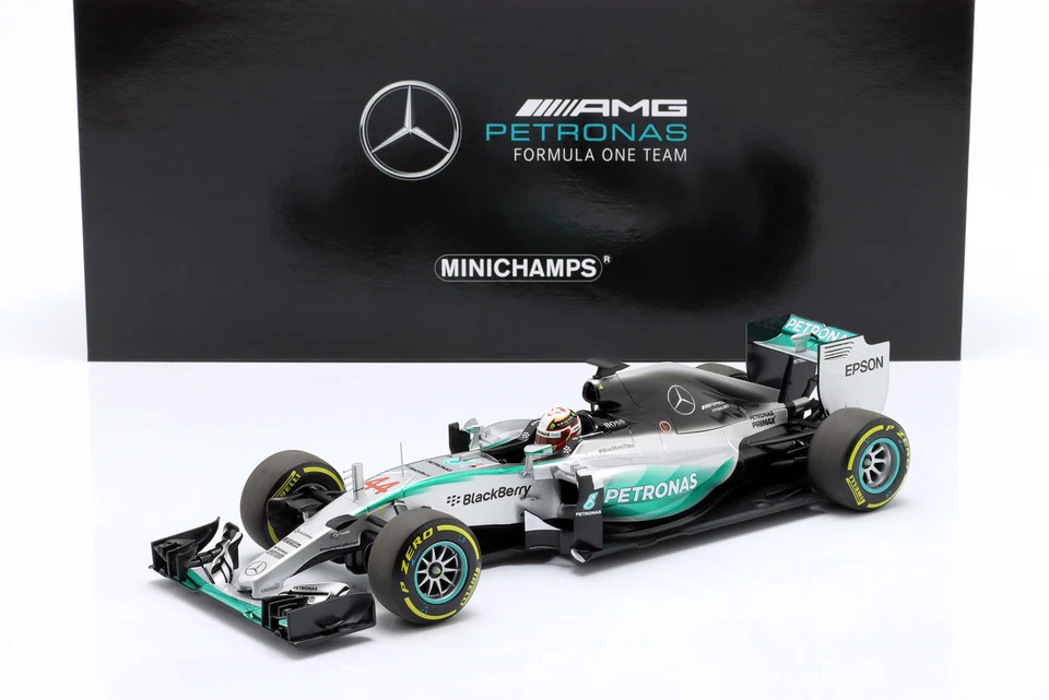 L. Hamilton Mercedes AMG W06 #44 Sieger USA GP Formel 1 Weltmeister 2015 1:18 Mi - Bild 1 von 1