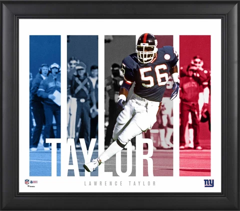 Lawrence Taylor New York Giants Framed 15x17 Player Panel Collage Cover