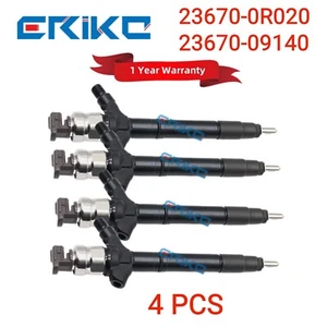 4PCS Orignal Fuel Injector 23670-0R020 Sparyer 23670-09140 Auto Fuel for Toyota - Picture 1 of 9