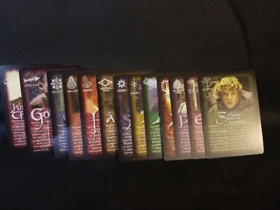 Lord of the Rings Return of the King Deluxe Board Game 13 Character Cards ** - Image 1 of 2