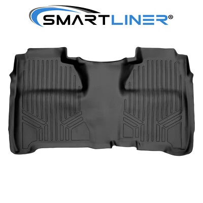 SMARTLINER Custom Fit Floor Mat 2nd Row OEM 2014-2018 Silverado Sierra Crew Cab Foto 1 de 4