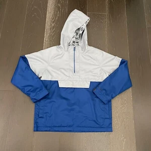 Under Armour Jacket Boys Large Blue Gray Storm Hoodie Pullover 1/4 Zip Outdoor - Picture 1 of 14