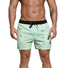 Men's Striped Vacation Board Shorts Quick Dry Surfing Multifunctional Shorts