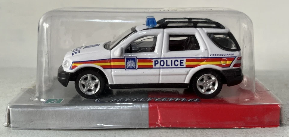 CARARAMA 1/72 MERCEDES BENZ ML320 POLICE DIECAST CAR OO MODEL RAILWAY SCALE - Image 1 of 4