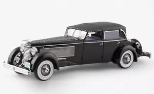 Esval 1937 Duesenberg SJ Town Car Chassis 2405 fully closed / top up 1:43 Black - Picture 1 of 6