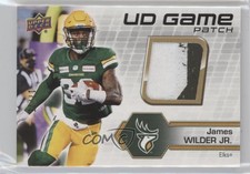2021 Upper Deck CFL UD Game Jersey Patch /25 James Wilder Jr #UD-WI Patch