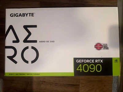 (Para piezas) GPU Gigabyte RTX 4090 AERO OC 24G (sin núcleo ni VRAM) **Tal cual** Como nueva Foto 1 de 4