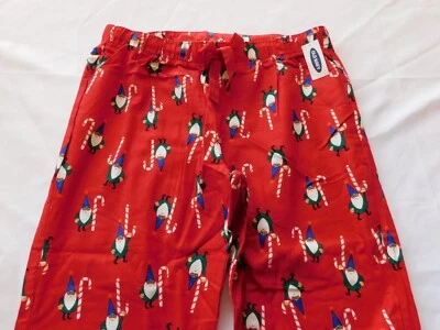Old Navy Sleep Pant Women's Sleep Lounge Pants Size M medium Red Christmas NWT - Image 1 of 4