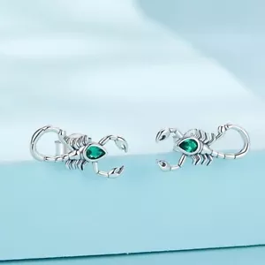 orecchini a perno scorpione argento sterling 925 bimba gioielli - Foto 1 di 10