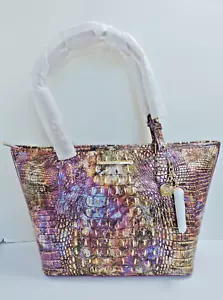 Borsa a tracolla Brahmin Medium Asher Fantasy Melbourne in pelle goffrata nuova con etichetta - Foto 1 di 8