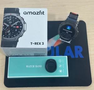 Amazfit T-Rex 3 Rugged/Military Smart Watch, Onyx - Picture 1 of 3