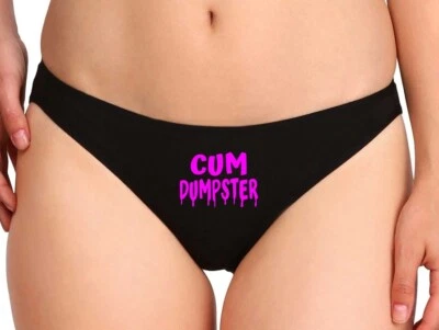 Sexy Cum Dumpster Puta Brilla en la Oscuridad Divertido Juegos con disfraces Novedad Fiesta de Navidad Tanga Foto 1 de 4