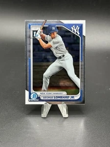 George Lombard Jr. 2024 Bowman Chrome New York Yankees Prospekt #BCP-79 - Bild 1 von 2