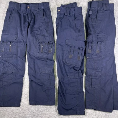 Lote de 3 - 5.11 Pantalones cargo Tactical Series para mujer azul marino oscuro talla 10 regular Foto 1 de 4