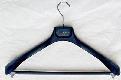 Canali Resistente Diseñador Percha Traje Abrigo Pantalones Pantalones Bar Negro #3 Foto 1 de 4