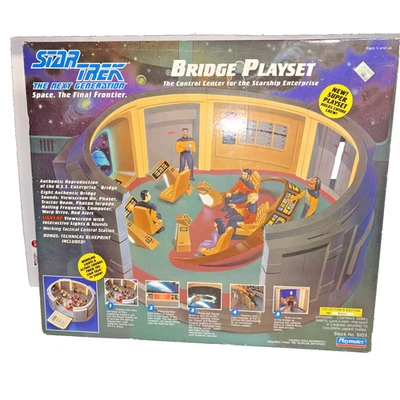 Playmates Toys Star Trek Bridge Juego Figura de Acción Gris - 6103 Nuevo En Caja Foto 1 de 4