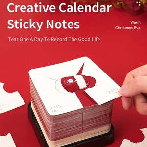 Festive 3D Xmas Notepad House | Red & White Desk Organiser & Decor P7S4 - Picture 1 of 14