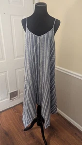 Time and Tru Schlupfkleid Denim und weiß gestreift XL - Bild 1 von 8