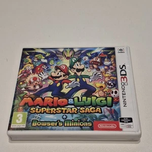 Mario & Luigi Superstar Saga + Bowser's Minions 3DS PAL No Manual - Picture 1 of 3